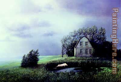 michael sowa Kohler's Pig Autumn painting - 2011 michael sowa Kohler's Pig Autumn art painting